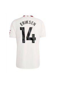 Fotbalové Dres Manchester United Christian Eriksen #14 Třetí Oblečení 2023-24 Krátký Rukáv